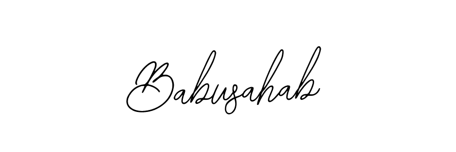 Make a beautiful signature design for name Babusahab. With this signature (Bearetta-2O07w) style, you can create a handwritten signature for free. Babusahab signature style 12 images and pictures png