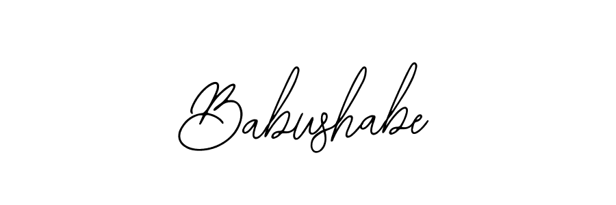 Design your own signature with our free online signature maker. With this signature software, you can create a handwritten (Bearetta-2O07w) signature for name Babushabe. Babushabe signature style 12 images and pictures png