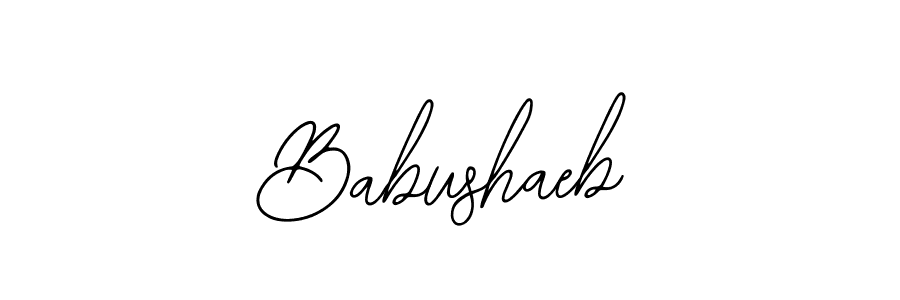 You should practise on your own different ways (Bearetta-2O07w) to write your name (Babushaeb) in signature. don't let someone else do it for you. Babushaeb signature style 12 images and pictures png