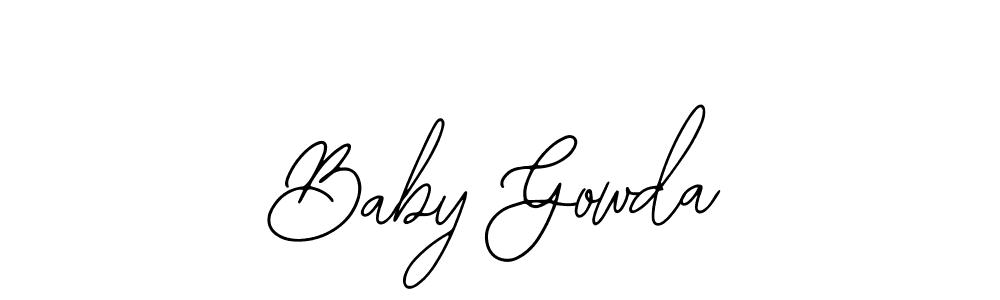 How to make Baby Gowda signature? Bearetta-2O07w is a professional autograph style. Create handwritten signature for Baby Gowda name. Baby Gowda signature style 12 images and pictures png