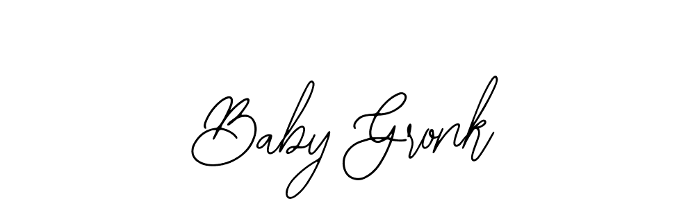 Design your own signature with our free online signature maker. With this signature software, you can create a handwritten (Bearetta-2O07w) signature for name Baby Gronk. Baby Gronk signature style 12 images and pictures png