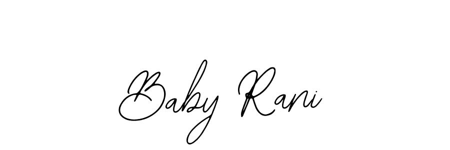 The best way (Bearetta-2O07w) to make a short signature is to pick only two or three words in your name. The name Baby Rani include a total of six letters. For converting this name. Baby Rani signature style 12 images and pictures png