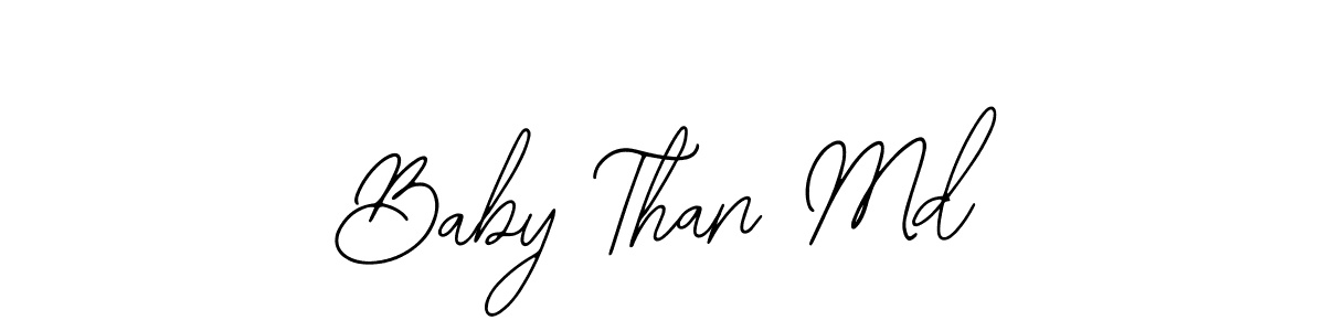 Use a signature maker to create a handwritten signature online. With this signature software, you can design (Bearetta-2O07w) your own signature for name Baby Than Md. Baby Than Md signature style 12 images and pictures png