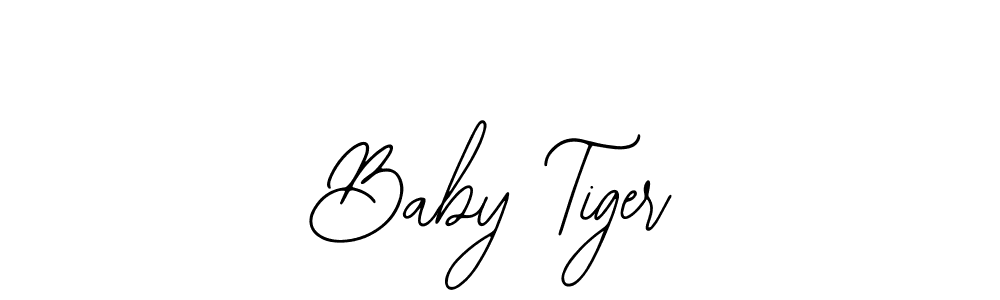 Use a signature maker to create a handwritten signature online. With this signature software, you can design (Bearetta-2O07w) your own signature for name Baby Tiger. Baby Tiger signature style 12 images and pictures png