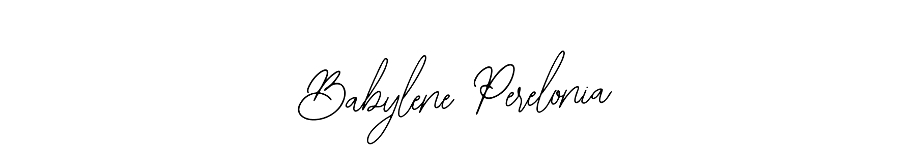 You should practise on your own different ways (Bearetta-2O07w) to write your name (Babylene Perelonia) in signature. don't let someone else do it for you. Babylene Perelonia signature style 12 images and pictures png