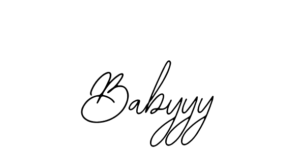 Make a beautiful signature design for name Babyyy. With this signature (Bearetta-2O07w) style, you can create a handwritten signature for free. Babyyy signature style 12 images and pictures png