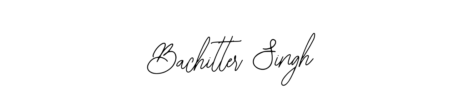 This is the best signature style for the Bachitter Singh name. Also you like these signature font (Bearetta-2O07w). Mix name signature. Bachitter Singh signature style 12 images and pictures png