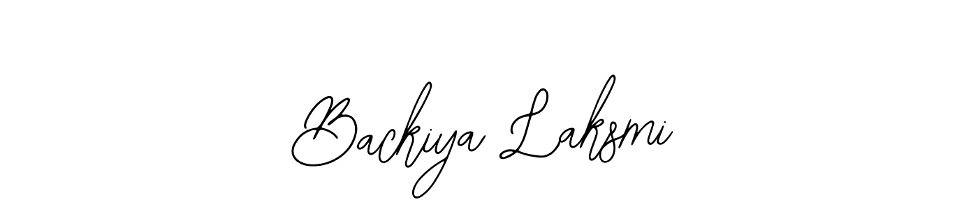 The best way (Bearetta-2O07w) to make a short signature is to pick only two or three words in your name. The name Backiya Laksmi include a total of six letters. For converting this name. Backiya Laksmi signature style 12 images and pictures png