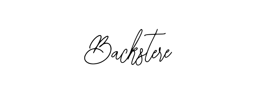 How to make Backstere signature? Bearetta-2O07w is a professional autograph style. Create handwritten signature for Backstere name. Backstere signature style 12 images and pictures png