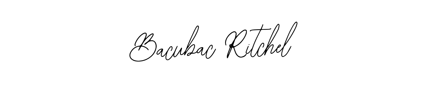 Also we have Bacubac Ritchel name is the best signature style. Create professional handwritten signature collection using Bearetta-2O07w autograph style. Bacubac Ritchel signature style 12 images and pictures png