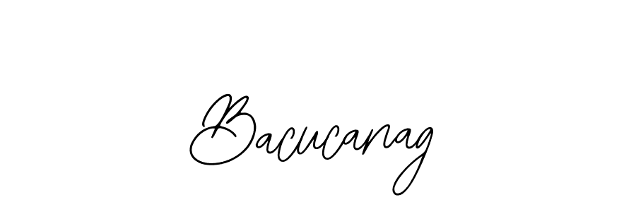 How to make Bacucanag signature? Bearetta-2O07w is a professional autograph style. Create handwritten signature for Bacucanag name. Bacucanag signature style 12 images and pictures png