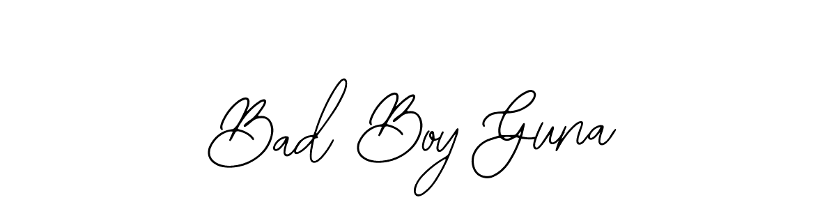 It looks lik you need a new signature style for name Bad Boy Guna. Design unique handwritten (Bearetta-2O07w) signature with our free signature maker in just a few clicks. Bad Boy Guna signature style 12 images and pictures png