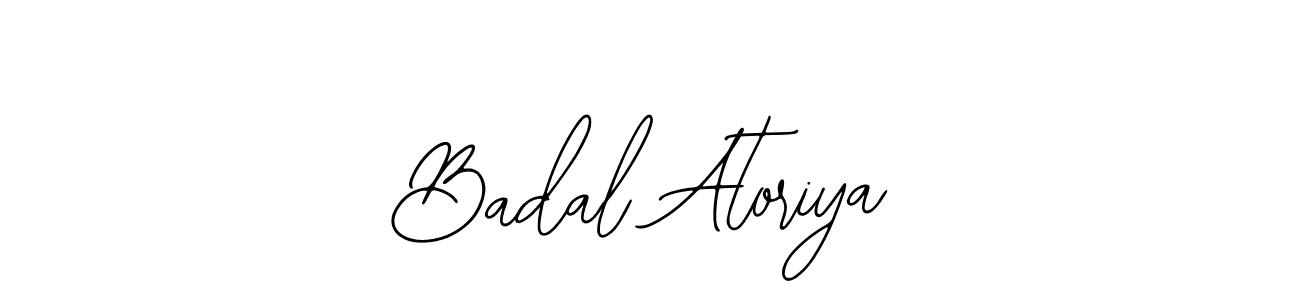 Create a beautiful signature design for name Badal Atoriya. With this signature (Bearetta-2O07w) fonts, you can make a handwritten signature for free. Badal Atoriya signature style 12 images and pictures png