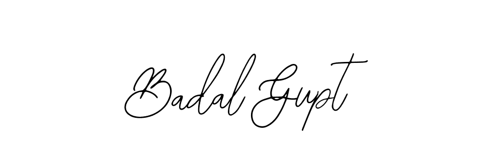 Design your own signature with our free online signature maker. With this signature software, you can create a handwritten (Bearetta-2O07w) signature for name Badal Gupt. Badal Gupt signature style 12 images and pictures png