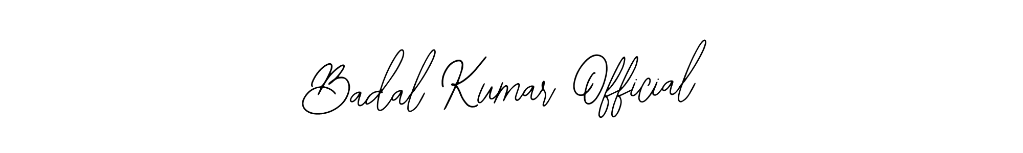 How to make Badal Kumar Official signature? Bearetta-2O07w is a professional autograph style. Create handwritten signature for Badal Kumar Official name. Badal Kumar Official signature style 12 images and pictures png