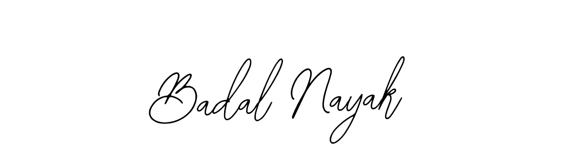 Use a signature maker to create a handwritten signature online. With this signature software, you can design (Bearetta-2O07w) your own signature for name Badal Nayak. Badal Nayak signature style 12 images and pictures png