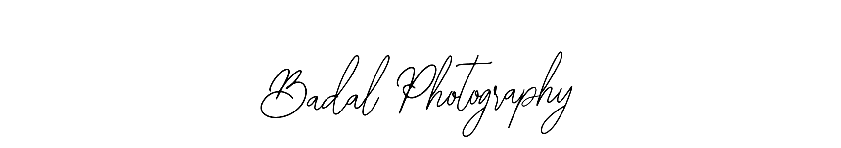 How to make Badal Photography signature? Bearetta-2O07w is a professional autograph style. Create handwritten signature for Badal Photography name. Badal Photography signature style 12 images and pictures png