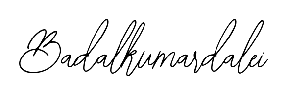 Master the art of signing with Badalkumardalei written in fluent Bearetta-2O07w script. A great template to practice and refine your handwriting. Badalkumardalei signature style 12 images and pictures png