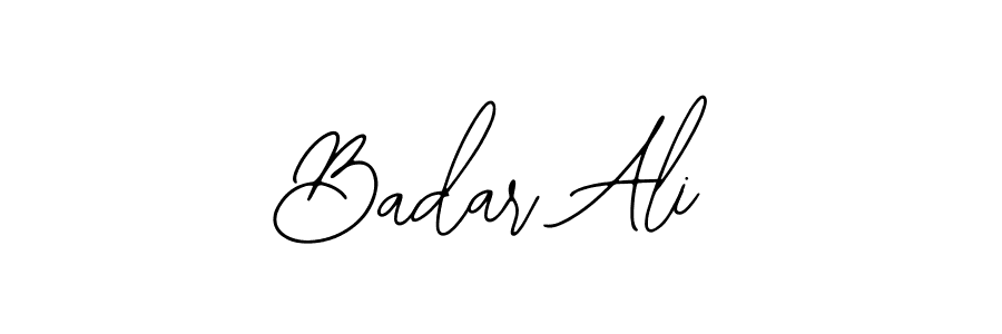 Make a beautiful signature design for name Badar Ali. With this signature (Bearetta-2O07w) style, you can create a handwritten signature for free. Badar Ali signature style 12 images and pictures png