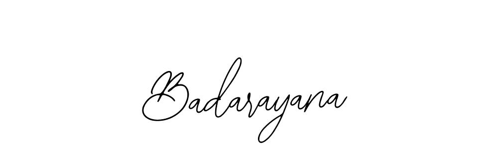 Make a beautiful signature design for name Badarayana. With this signature (Bearetta-2O07w) style, you can create a handwritten signature for free. Badarayana signature style 12 images and pictures png