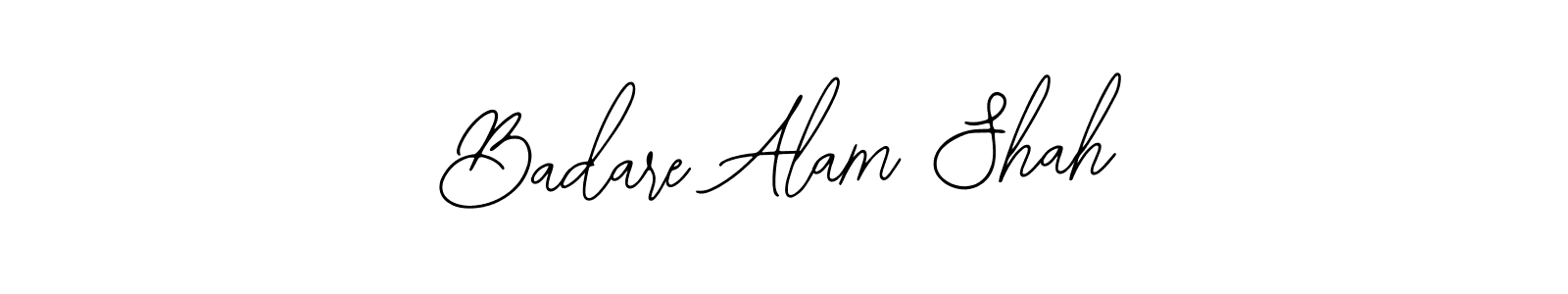 You should practise on your own different ways (Bearetta-2O07w) to write your name (Badare Alam Shah) in signature. don't let someone else do it for you. Badare Alam Shah signature style 12 images and pictures png