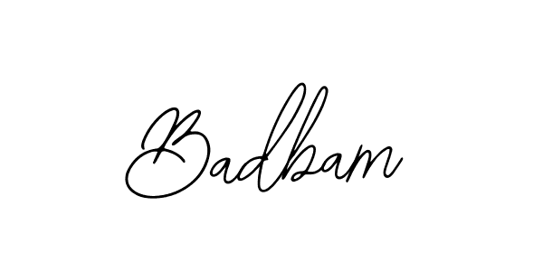 Similarly Bearetta-2O07w is the best handwritten signature design. Signature creator online .You can use it as an online autograph creator for name Badbam. Badbam signature style 12 images and pictures png