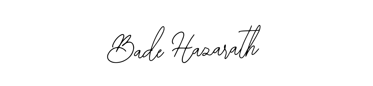 Also You can easily find your signature by using the search form. We will create Bade Hazarath name handwritten signature images for you free of cost using Bearetta-2O07w sign style. Bade Hazarath signature style 12 images and pictures png