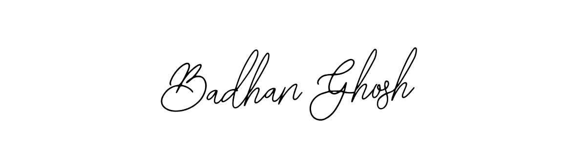 Make a beautiful signature design for name Badhan Ghosh. With this signature (Bearetta-2O07w) style, you can create a handwritten signature for free. Badhan Ghosh signature style 12 images and pictures png