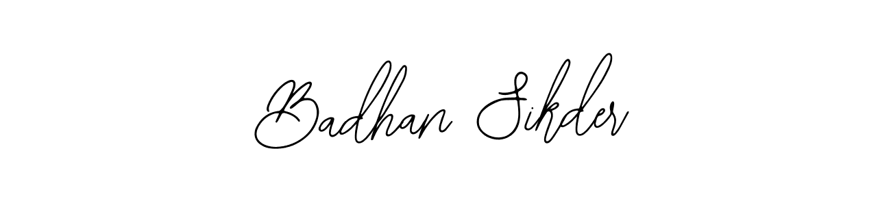 Also we have Badhan Sikder name is the best signature style. Create professional handwritten signature collection using Bearetta-2O07w autograph style. Badhan Sikder signature style 12 images and pictures png
