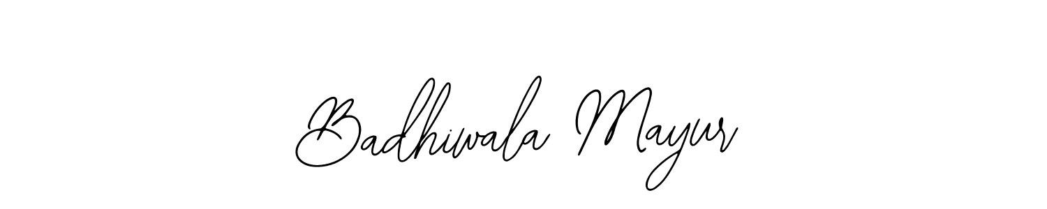 Make a short Badhiwala Mayur signature style. Manage your documents anywhere anytime using Bearetta-2O07w. Create and add eSignatures, submit forms, share and send files easily. Badhiwala Mayur signature style 12 images and pictures png