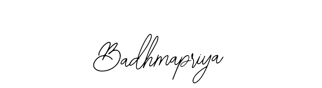 Make a beautiful signature design for name Badhmapriya. With this signature (Bearetta-2O07w) style, you can create a handwritten signature for free. Badhmapriya signature style 12 images and pictures png