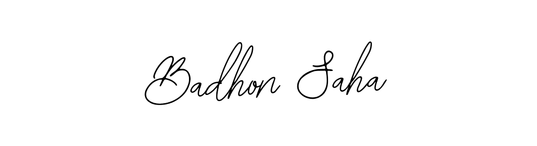 How to Draw Badhon Saha signature style? Bearetta-2O07w is a latest design signature styles for name Badhon Saha. Badhon Saha signature style 12 images and pictures png