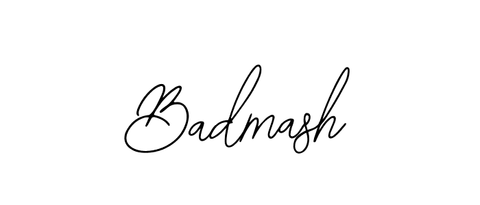 Also we have Badmash name is the best signature style. Create professional handwritten signature collection using Bearetta-2O07w autograph style. Badmash signature style 12 images and pictures png