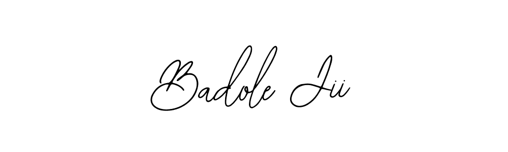 How to make Badole Jii signature? Bearetta-2O07w is a professional autograph style. Create handwritten signature for Badole Jii name. Badole Jii signature style 12 images and pictures png