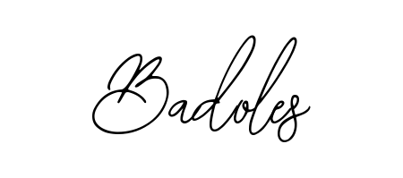 The Bearetta-2O07w signature style provides a bold statement for name Badoles. Designed for business owners, executives, and leaders. Badoles signature style 12 images and pictures png