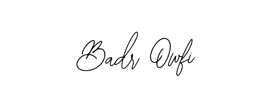 Create a beautiful signature design for name Badr Owfi. With this signature (Bearetta-2O07w) fonts, you can make a handwritten signature for free. Badr Owfi signature style 12 images and pictures png