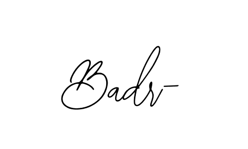 How to make Badr- signature? Bearetta-2O07w is a professional autograph style. Create handwritten signature for Badr- name. Badr- signature style 12 images and pictures png