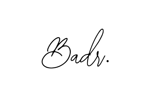 Badr. stylish signature style. Best Handwritten Sign (Bearetta-2O07w) for my name. Handwritten Signature Collection Ideas for my name Badr.. Badr. signature style 12 images and pictures png