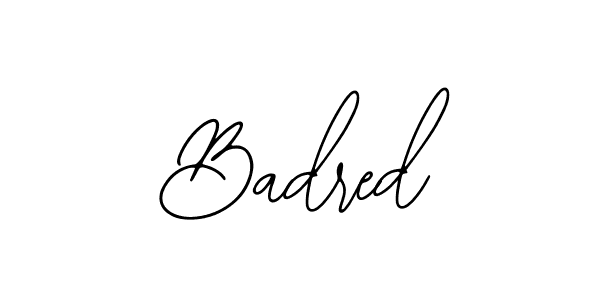 How to make Badred signature? Bearetta-2O07w is a professional autograph style. Create handwritten signature for Badred name. Badred signature style 12 images and pictures png