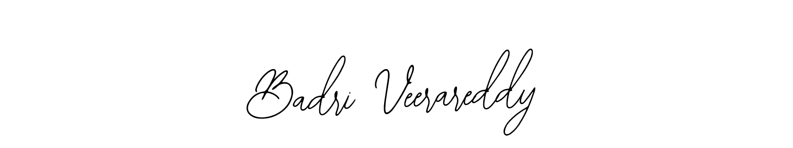 Create a beautiful signature design for name Badri Veerareddy. With this signature (Bearetta-2O07w) fonts, you can make a handwritten signature for free. Badri Veerareddy signature style 12 images and pictures png