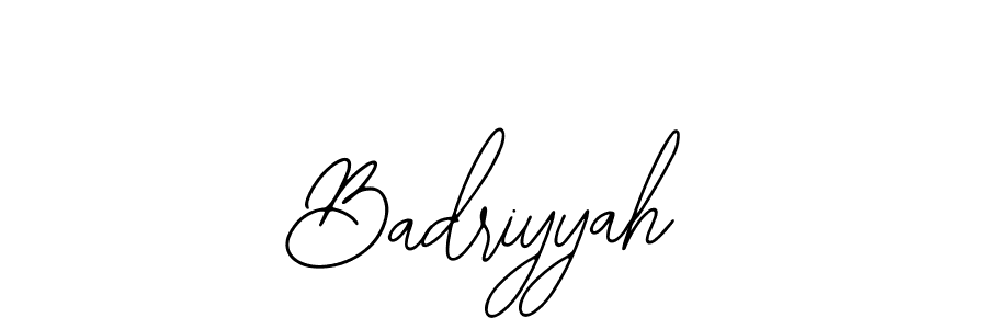 Badriyyah stylish signature style. Best Handwritten Sign (Bearetta-2O07w) for my name. Handwritten Signature Collection Ideas for my name Badriyyah. Badriyyah signature style 12 images and pictures png