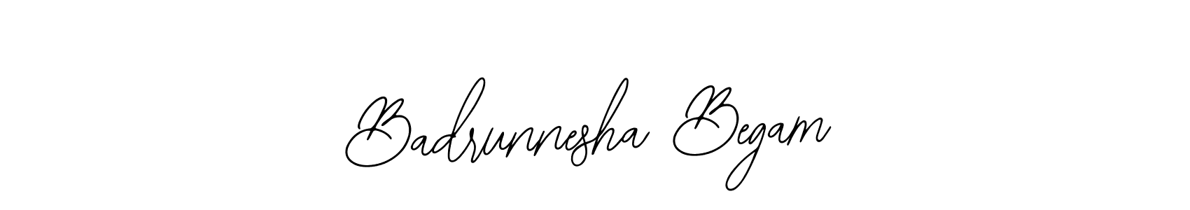 Badrunnesha Begam stylish signature style. Best Handwritten Sign (Bearetta-2O07w) for my name. Handwritten Signature Collection Ideas for my name Badrunnesha Begam. Badrunnesha Begam signature style 12 images and pictures png