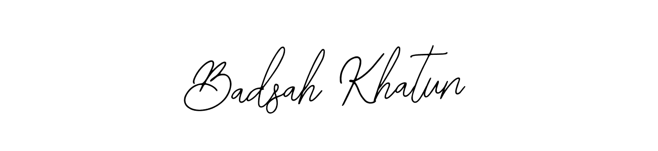 Similarly Bearetta-2O07w is the best handwritten signature design. Signature creator online .You can use it as an online autograph creator for name Badsah Khatun. Badsah Khatun signature style 12 images and pictures png