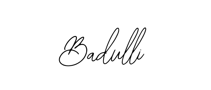 Similarly Bearetta-2O07w is the best handwritten signature design. Signature creator online .You can use it as an online autograph creator for name Badulli. Badulli signature style 12 images and pictures png