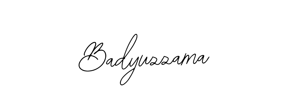 Create a beautiful signature design for name Badyuzzama. With this signature (Bearetta-2O07w) fonts, you can make a handwritten signature for free. Badyuzzama signature style 12 images and pictures png