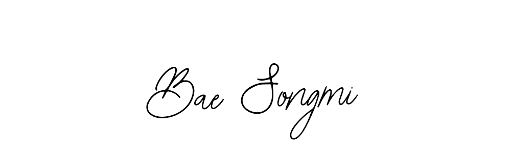 The best way (Bearetta-2O07w) to make a short signature is to pick only two or three words in your name. The name Bae Songmi include a total of six letters. For converting this name. Bae Songmi signature style 12 images and pictures png