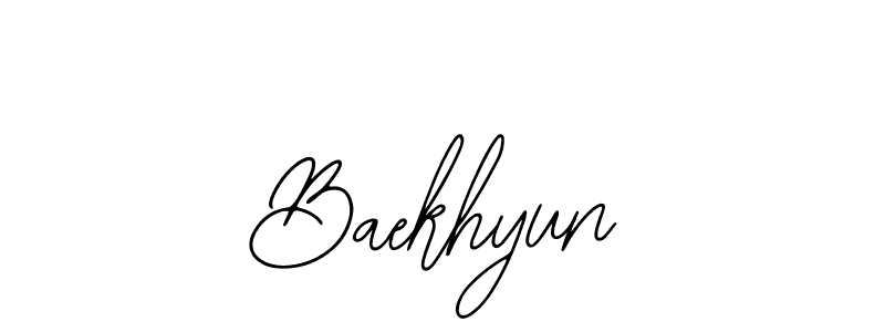 Make a beautiful signature design for name Baekhyun. Use this online signature maker to create a handwritten signature for free. Baekhyun signature style 12 images and pictures png