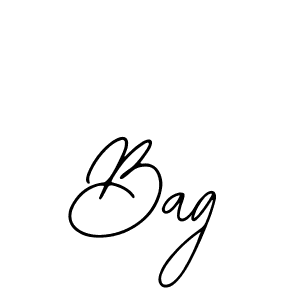 You should practise on your own different ways (Bearetta-2O07w) to write your name (Bag) in signature. don't let someone else do it for you. Bag signature style 12 images and pictures png
