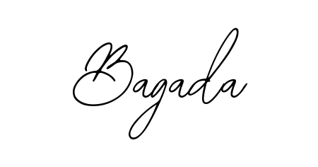 A modern signature idea for name Bagada using Bearetta-2O07w font. Clean strokes and elegant curves make it stand out instantly. Bagada signature style 12 images and pictures png