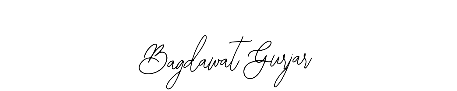 Use a signature maker to create a handwritten signature online. With this signature software, you can design (Bearetta-2O07w) your own signature for name Bagdawat Gurjar. Bagdawat Gurjar signature style 12 images and pictures png